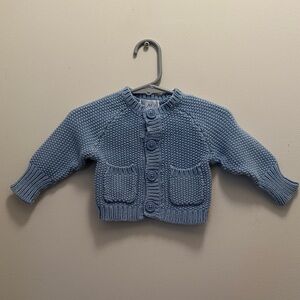 The Children's Place Light Blue Knit Cardigan